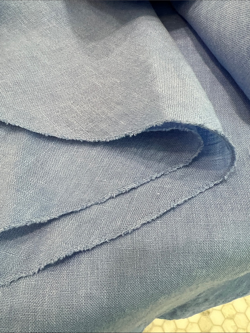 Milio Milano Blue Slip Maxi Dress with Spaghetti Straps - Picture 5 of 6